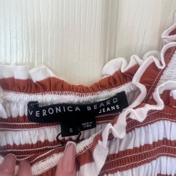 Veronica Beard Striped Tank Top - Picture 2 of 4